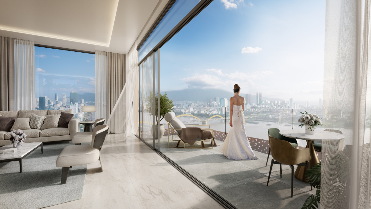 Thiết kế bên trong căn hộ triệu USD tại Đà Nẵng